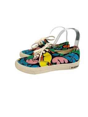 Sea Vees Womens Size 7 Tropical Sneaker Shoes Legend Hoffman Poplin California L